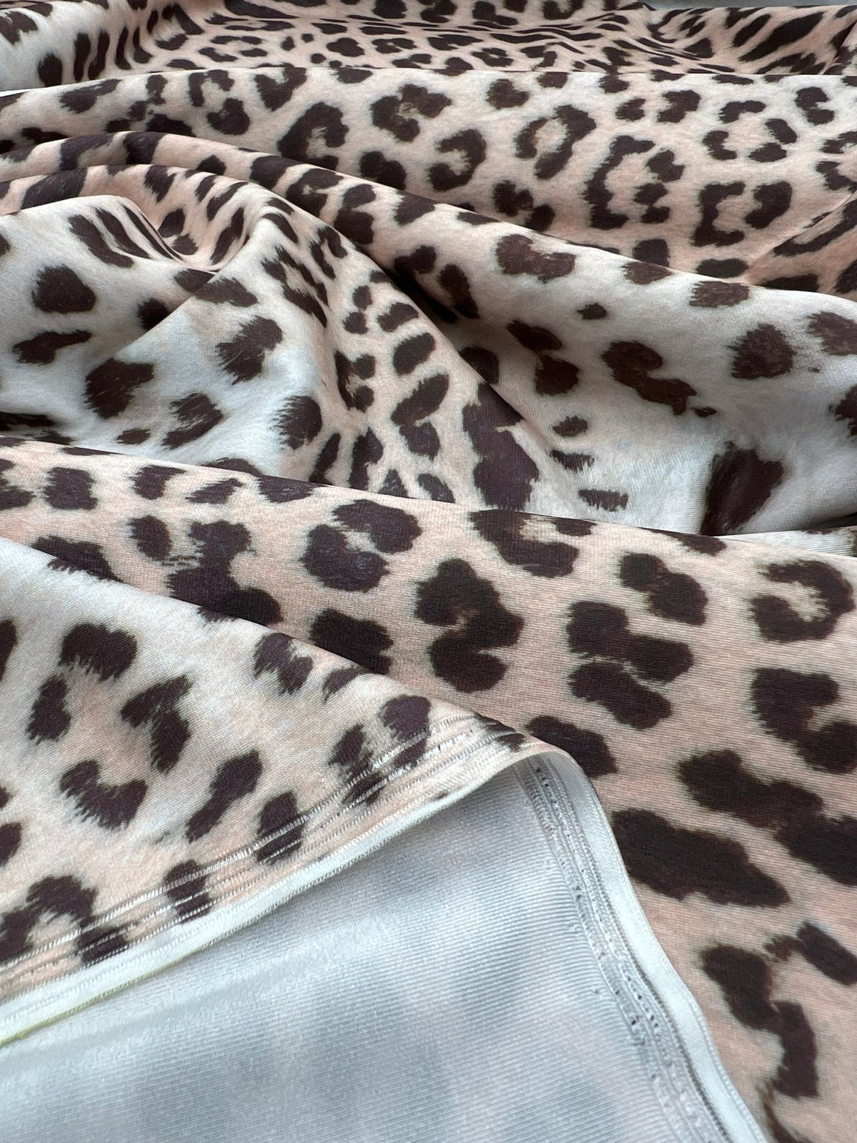 Leopard Animal Swimwear / Sportswear 4 Way Stretch Fabric