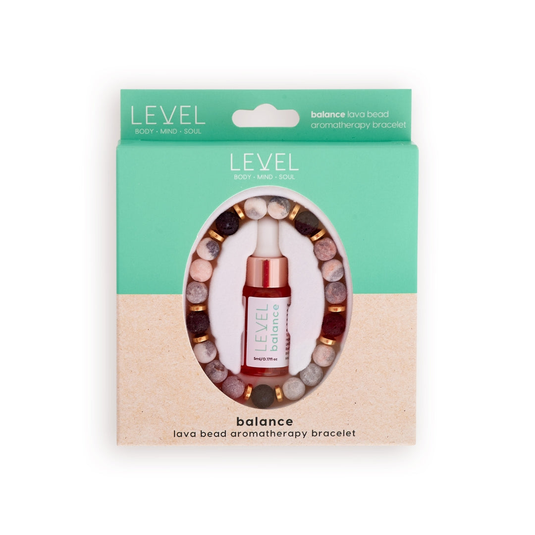 Lava Bead Aromatherapy Bracelet with Essential Oil - Balance
