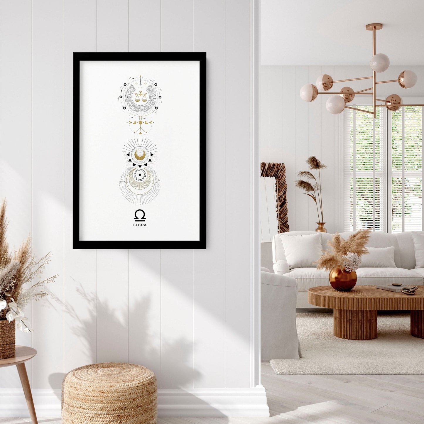 Libra wall art print | Zodiac horoscope signs