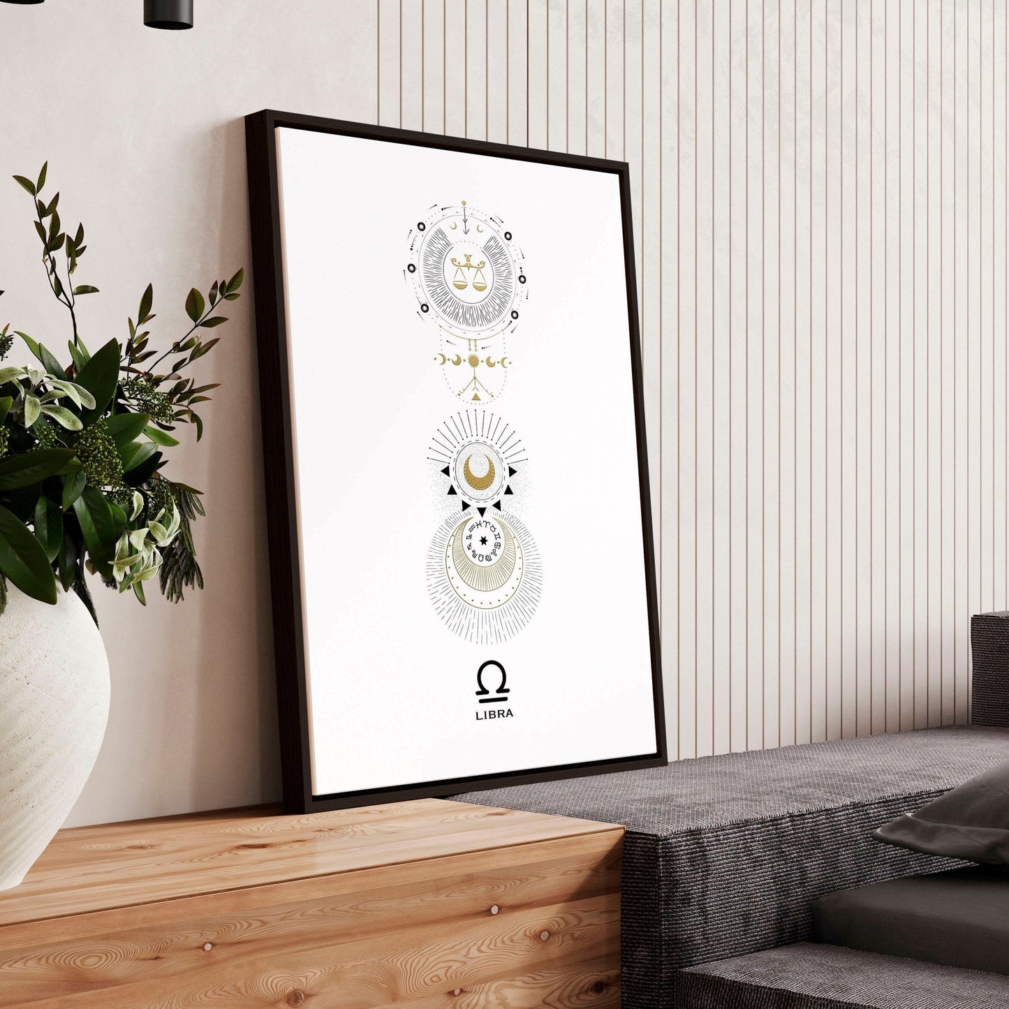 Libra wall art print | Zodiac horoscope signs