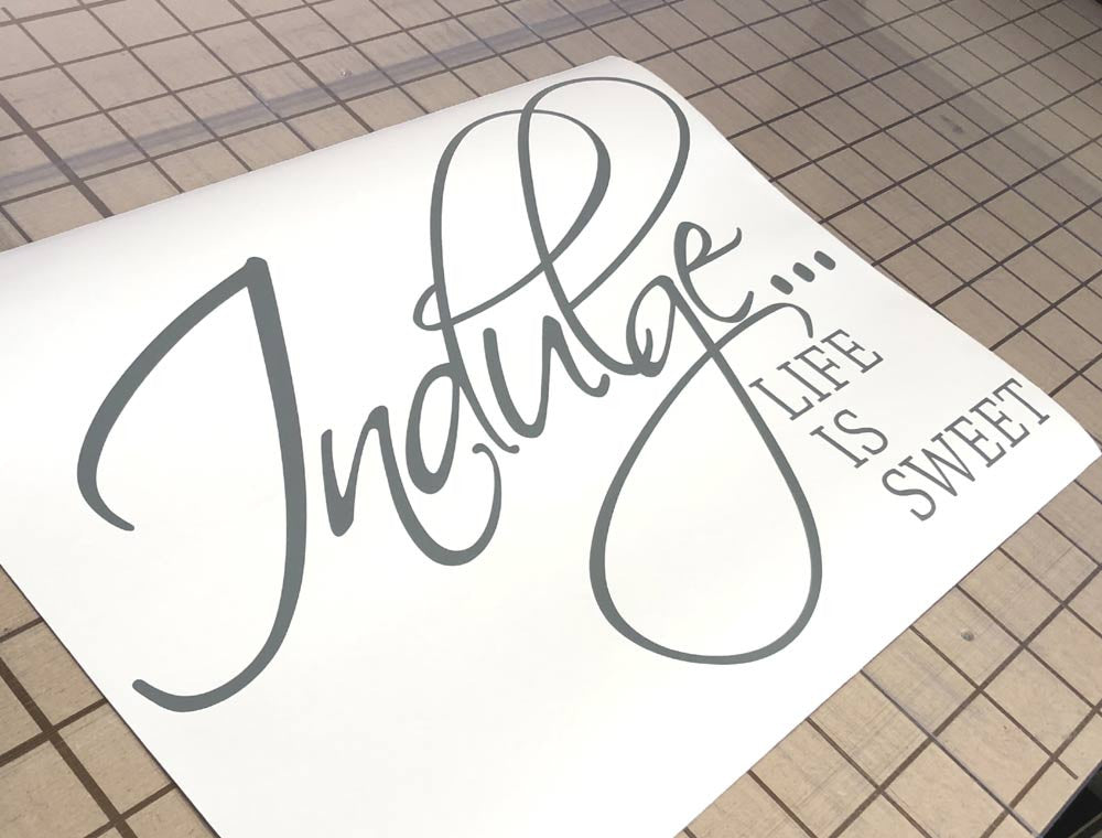 Life is Sweet Vinyl Wall Quotes Sticker