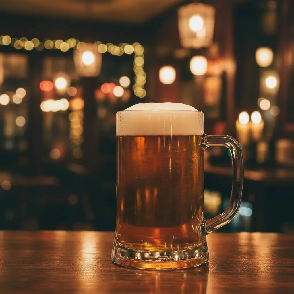 Large Straight Sided Glass Tankard - 670ml