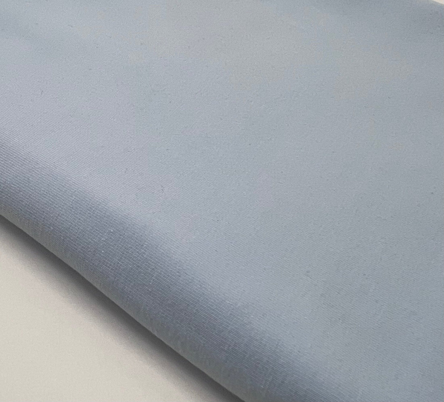 Light Blue Cotton Stretch Jersey 240 GSM 92/8 Lycra 4 Way Stretch