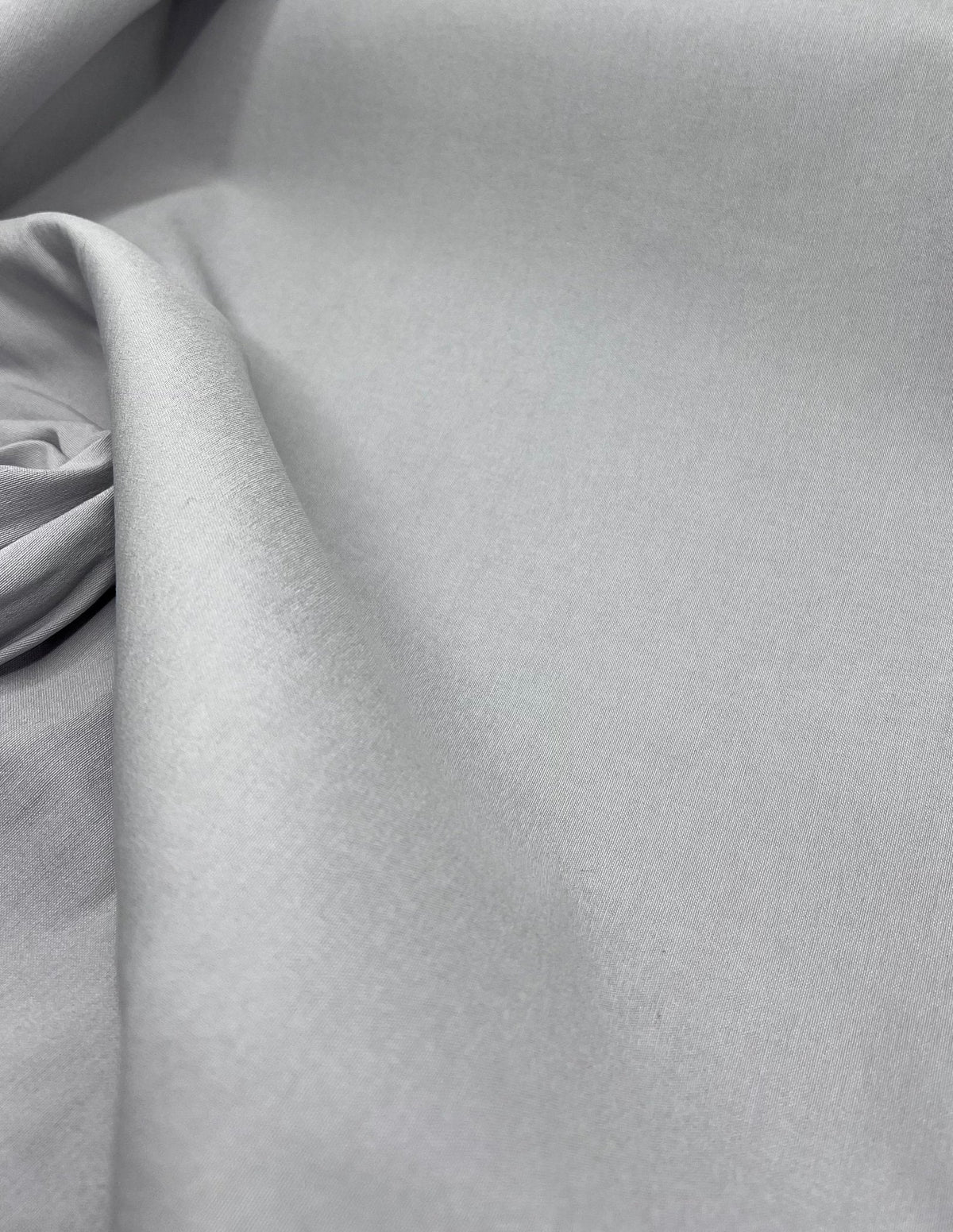 Light Grey Bengaline Stretch Fabric