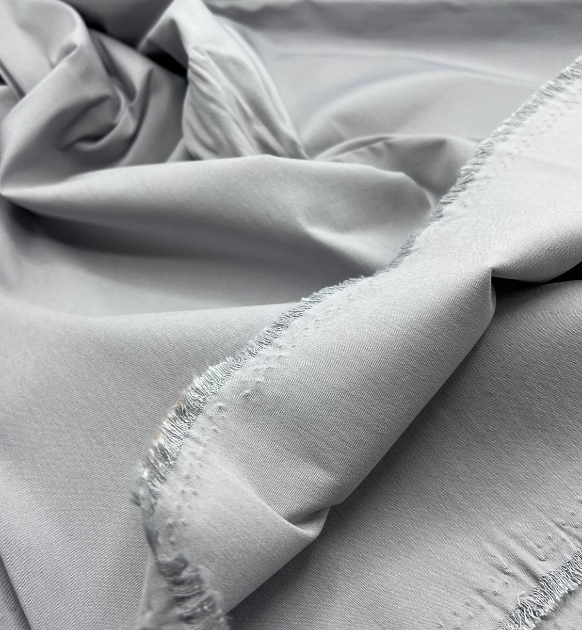 Light Grey Bengaline Stretch Fabric