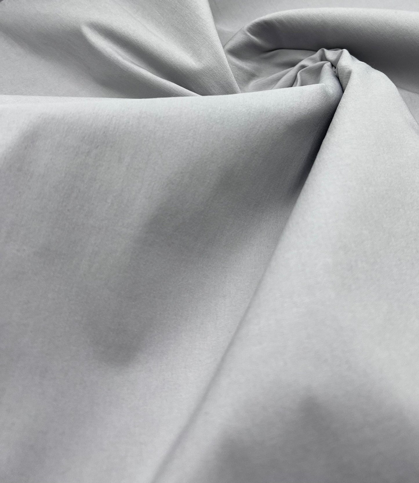 Light Grey Bengaline Stretch Fabric