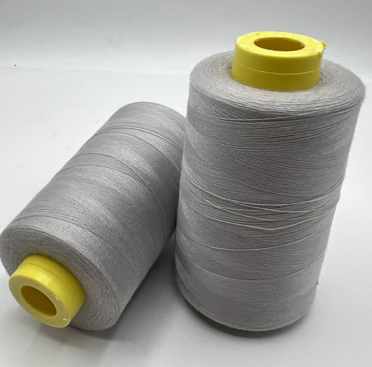 Light Grey Sewing Thread Spun Polyester 120's Overlocking 5000 Yard