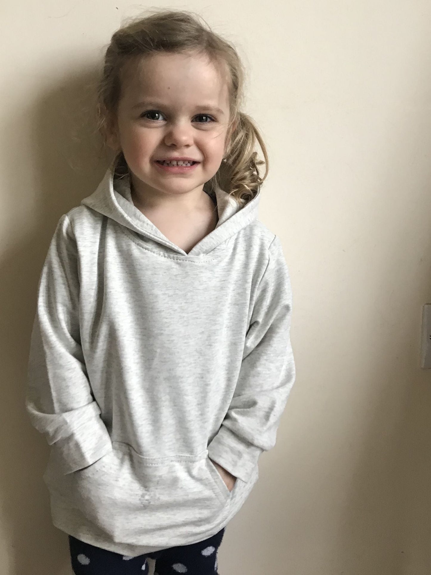 Light Grey Stylish Kid Hoodie