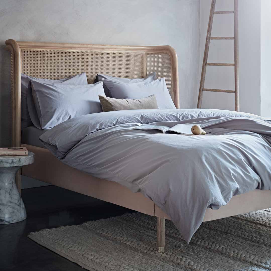 Cotton Collective Sheet Set: Duvet Cover + Fitted Sheet + 2 Pillowcases