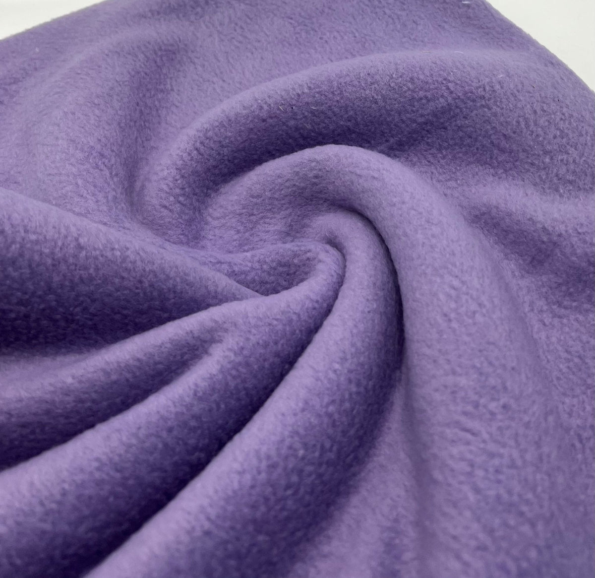 Light Lilac Plain Anti-Pil Polar Fleece Fabric Blanket Loungewear