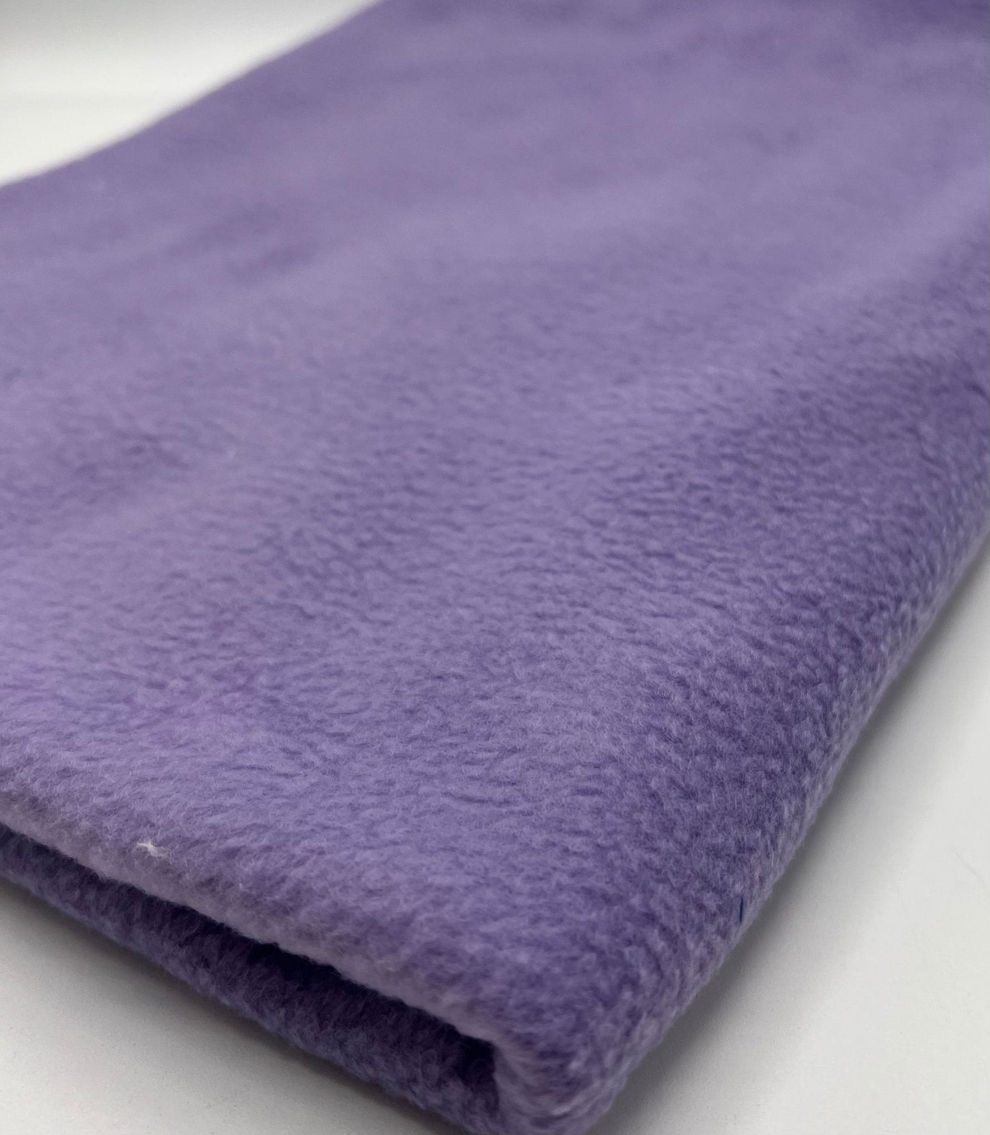 Light Lilac Plain Anti-Pil Polar Fleece Fabric Blanket Loungewear