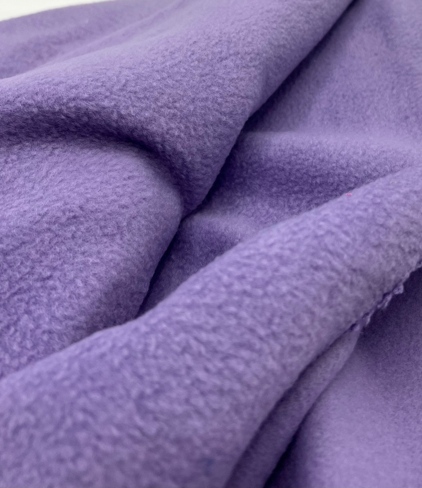 Light Lilac Plain Anti-Pil Polar Fleece Fabric Blanket Loungewear