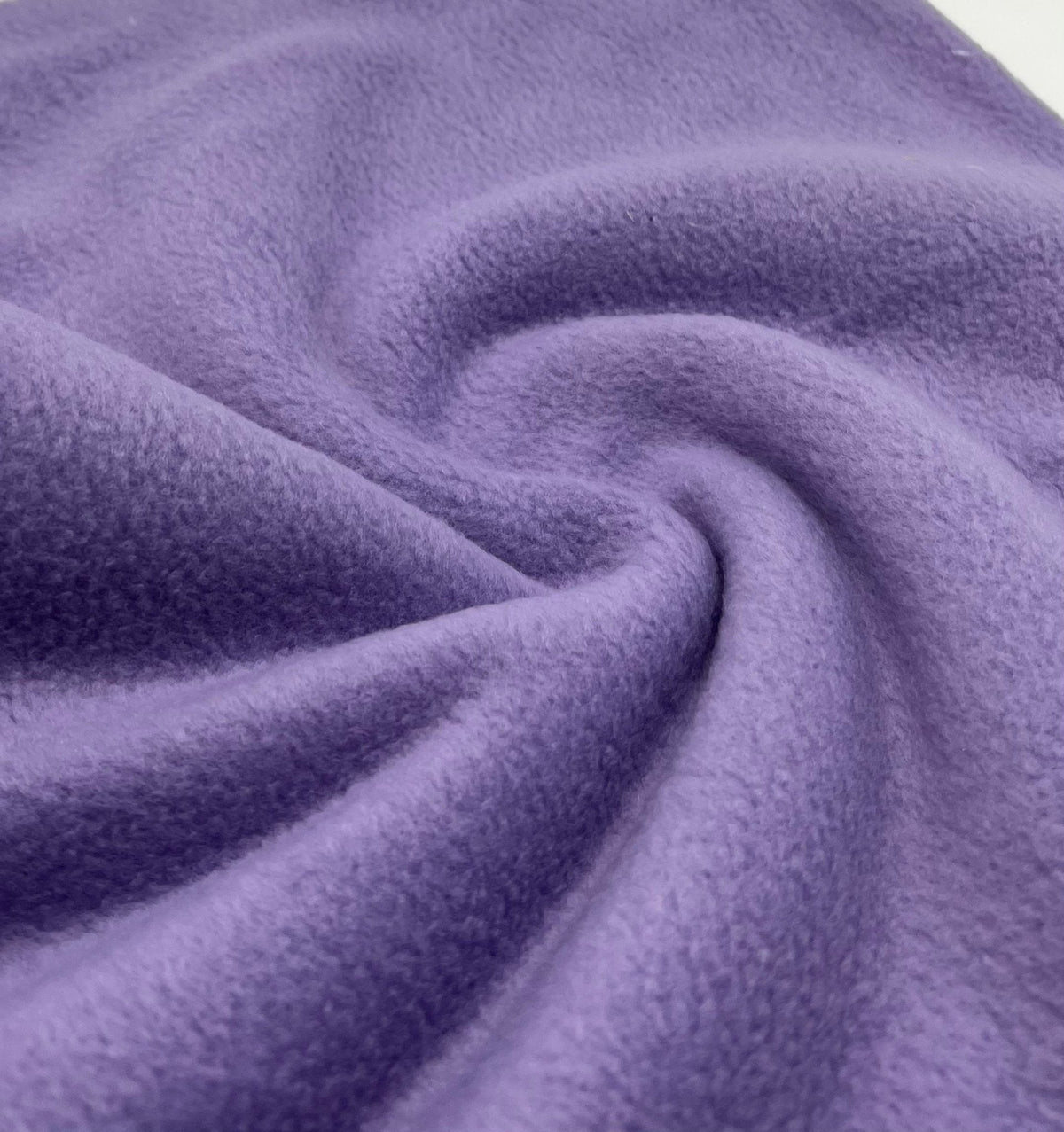 Light Lilac Plain Anti-Pil Polar Fleece Fabric Blanket Loungewear