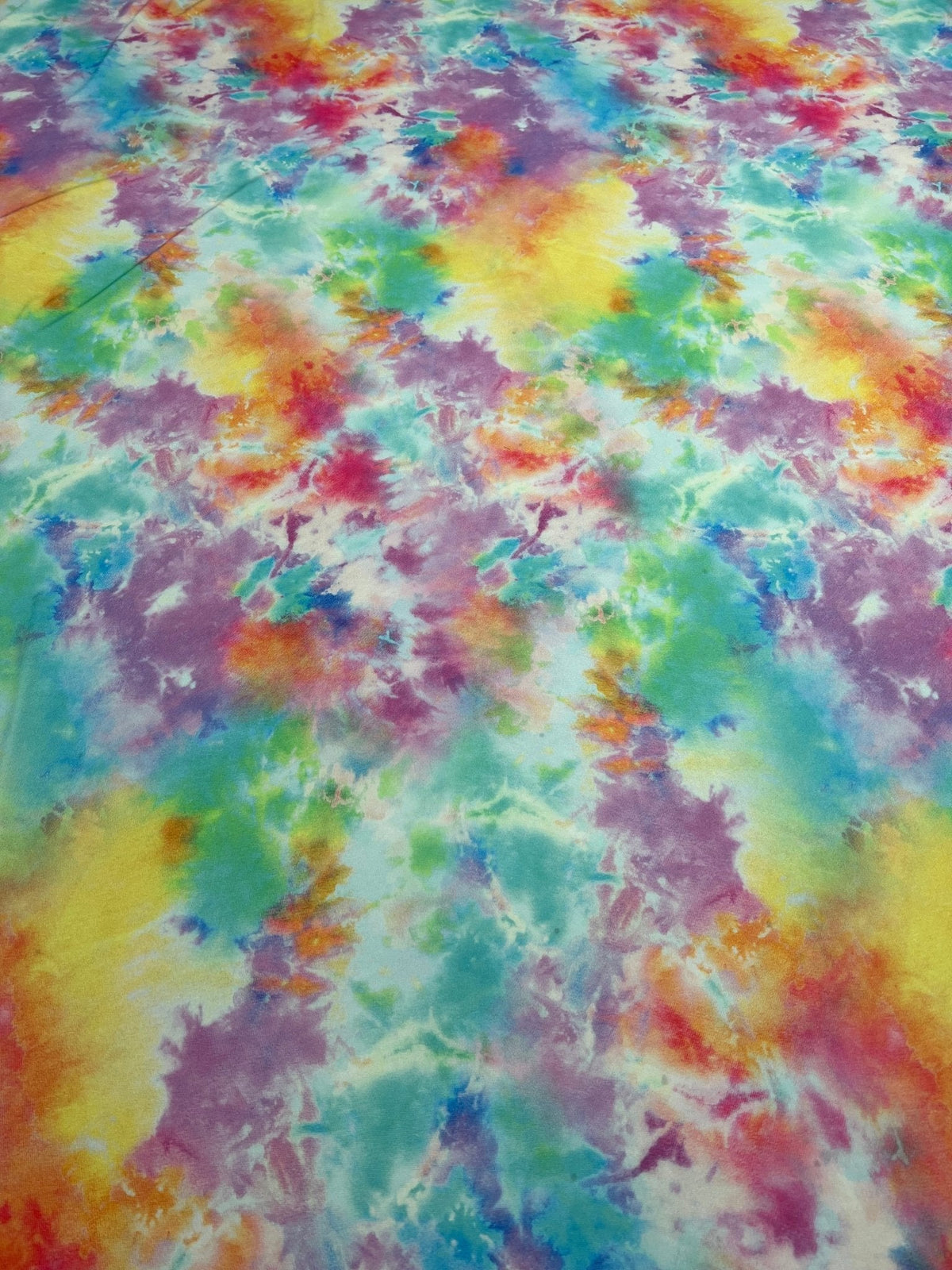Light Vibrant Pastel Mix Print ITY Fabric 4 Way Stretch