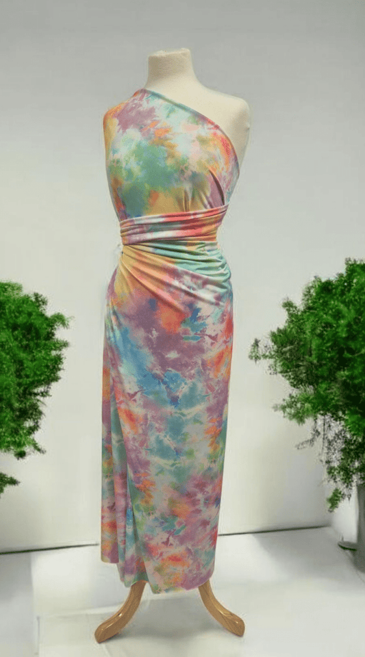 Light Vibrant Pastel Mix Print ITY Fabric 4 Way Stretch