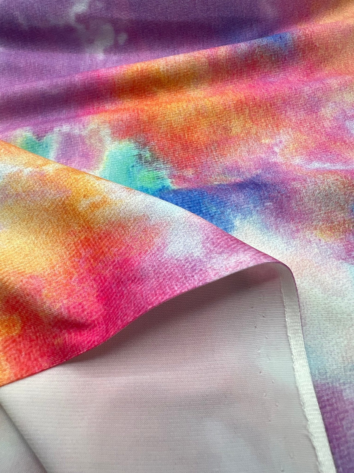 Light Vibrant Pastel Mix Print ITY Fabric 4 Way Stretch