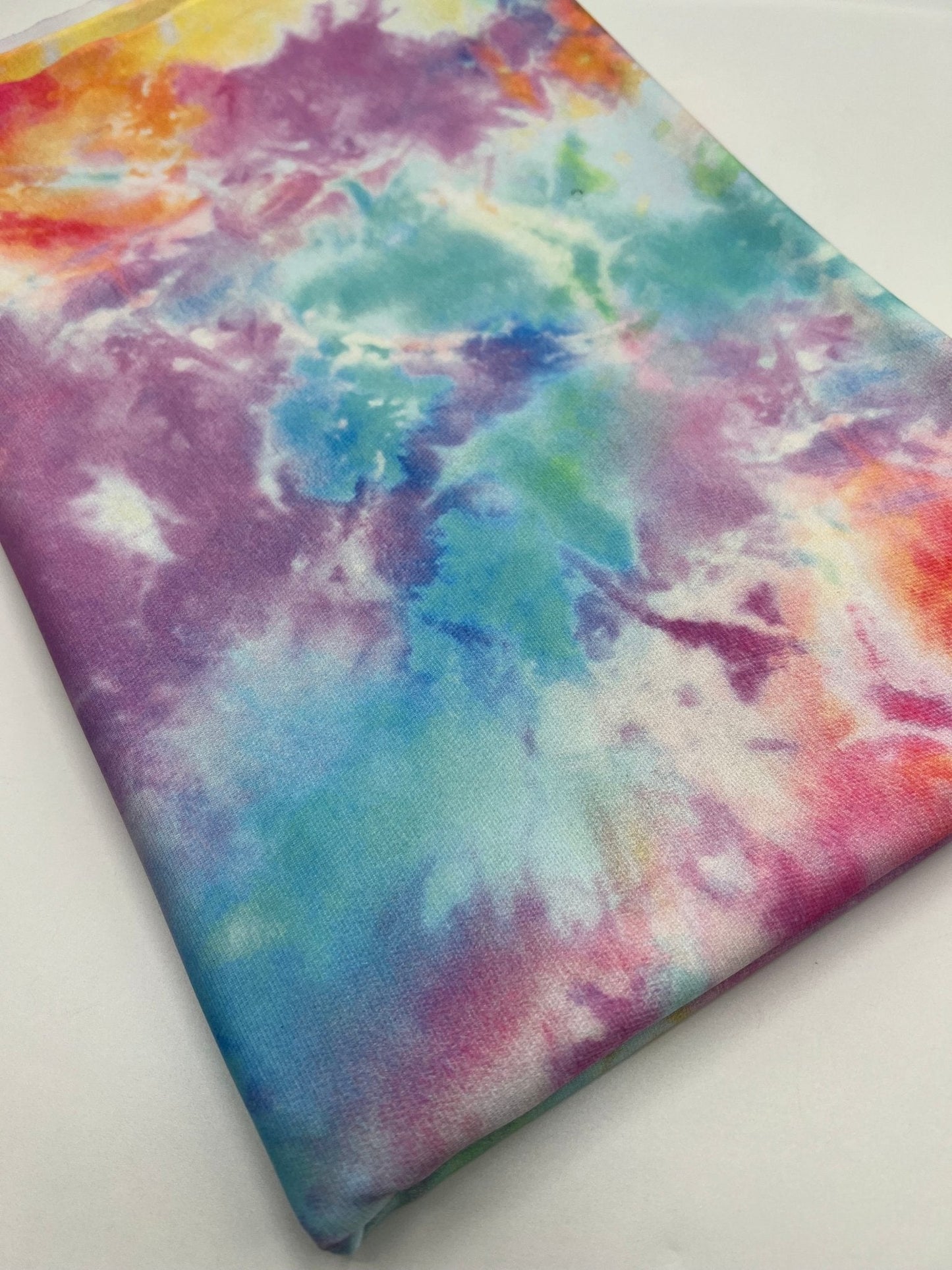 Light Vibrant Pastel Mix Print ITY Fabric 4 Way Stretch