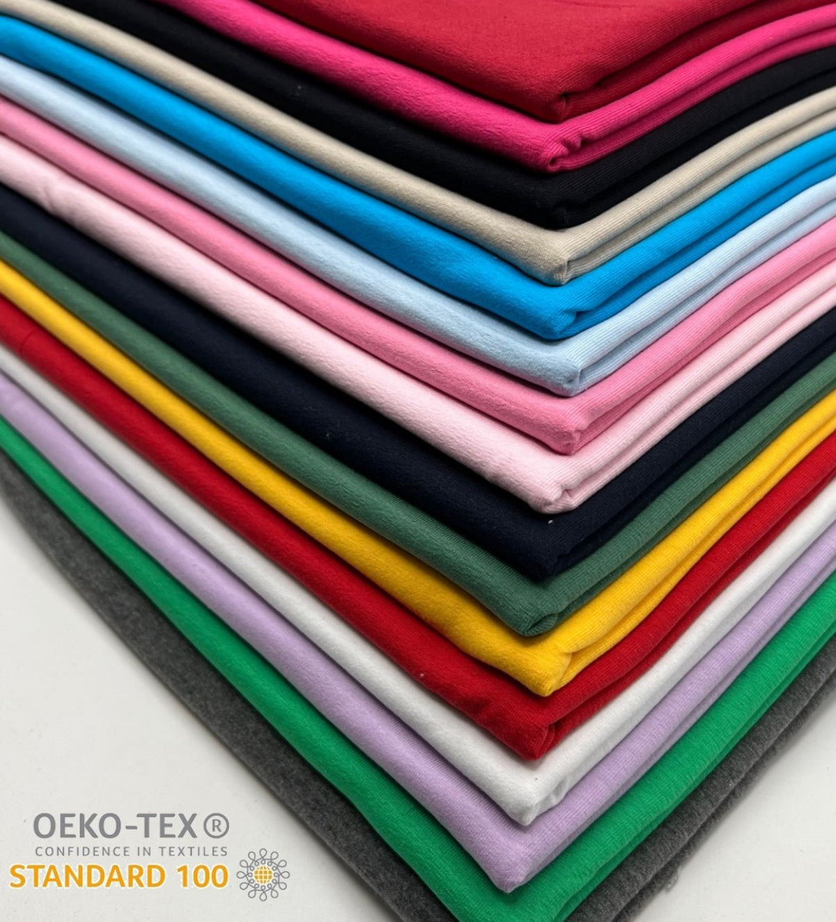Lilac Cotton Stretch Jersey 200 GSM 95/5 Lycra 4 Way Stretch