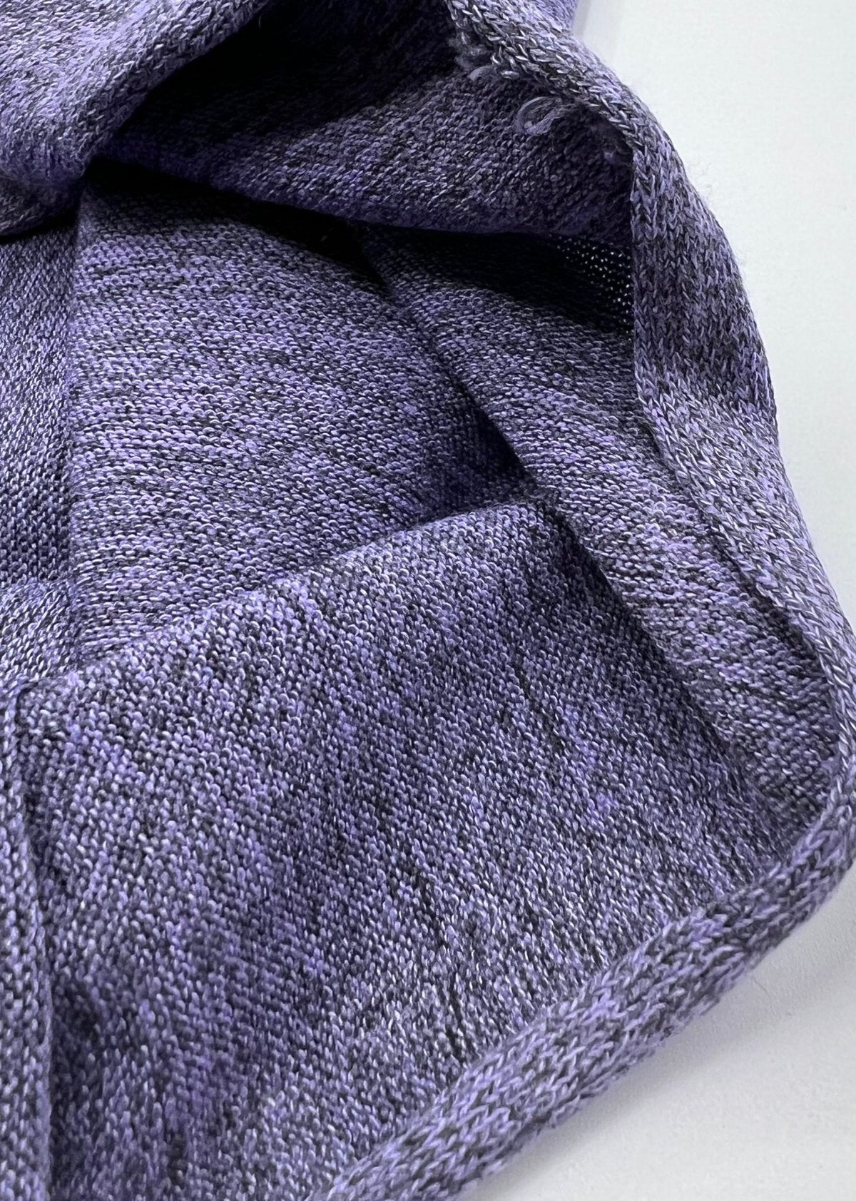 Lilac Melange Knit Stretch Fabric