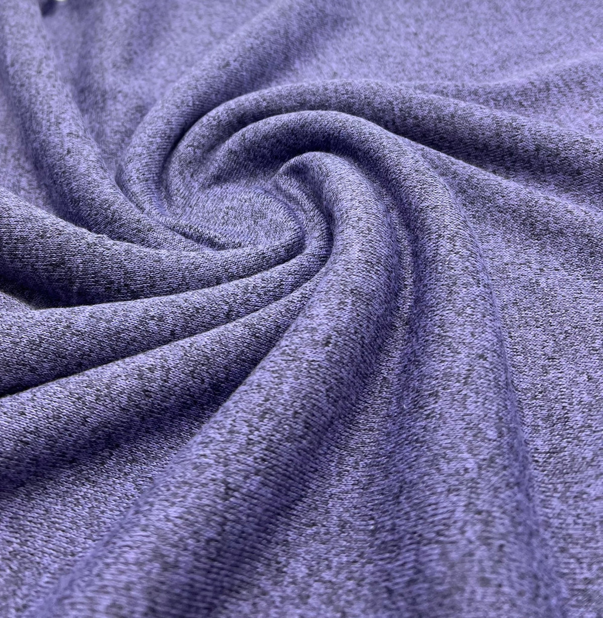 Lilac Melange Knit Stretch Fabric
