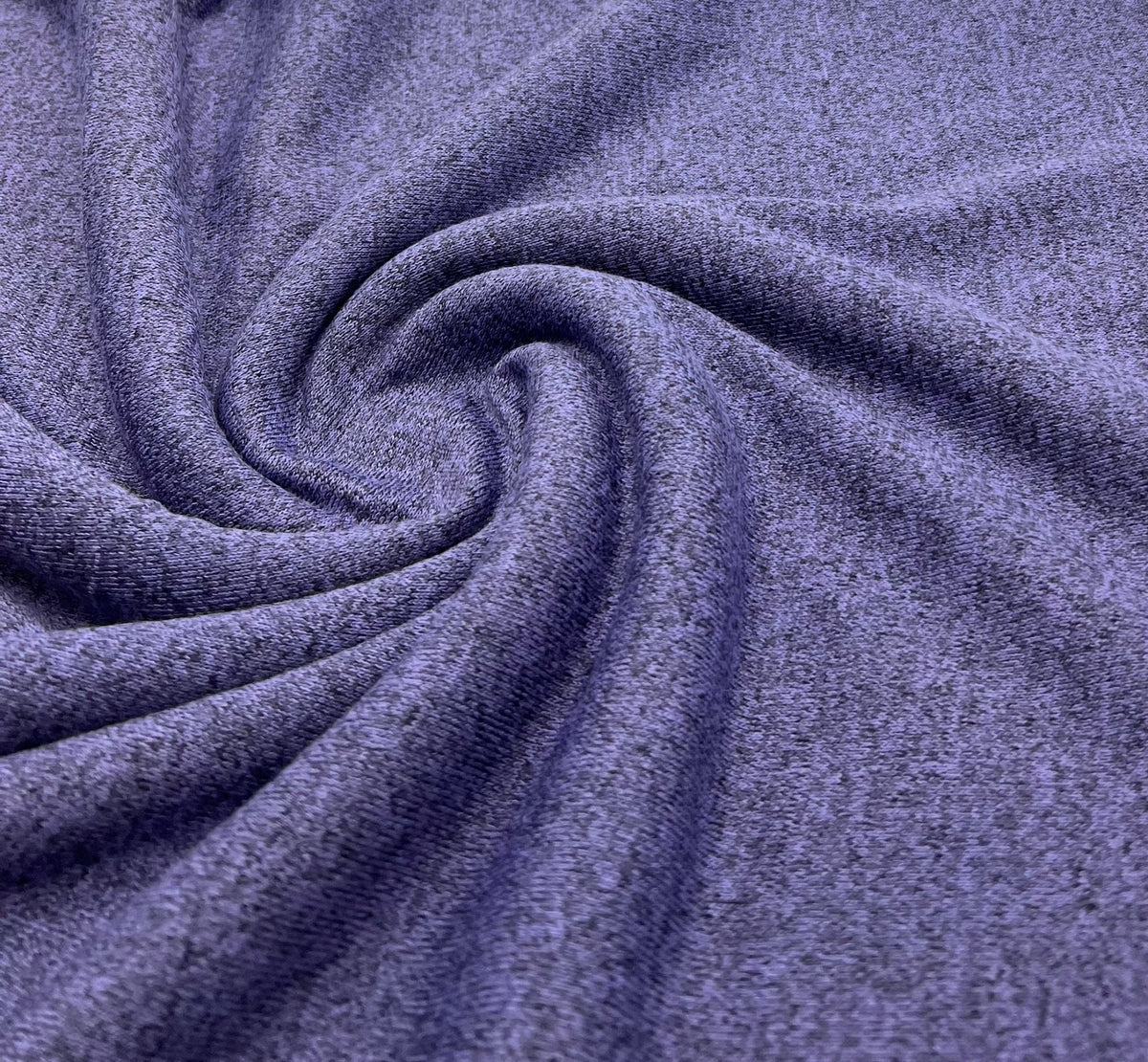 Lilac Melange Knit Stretch Fabric