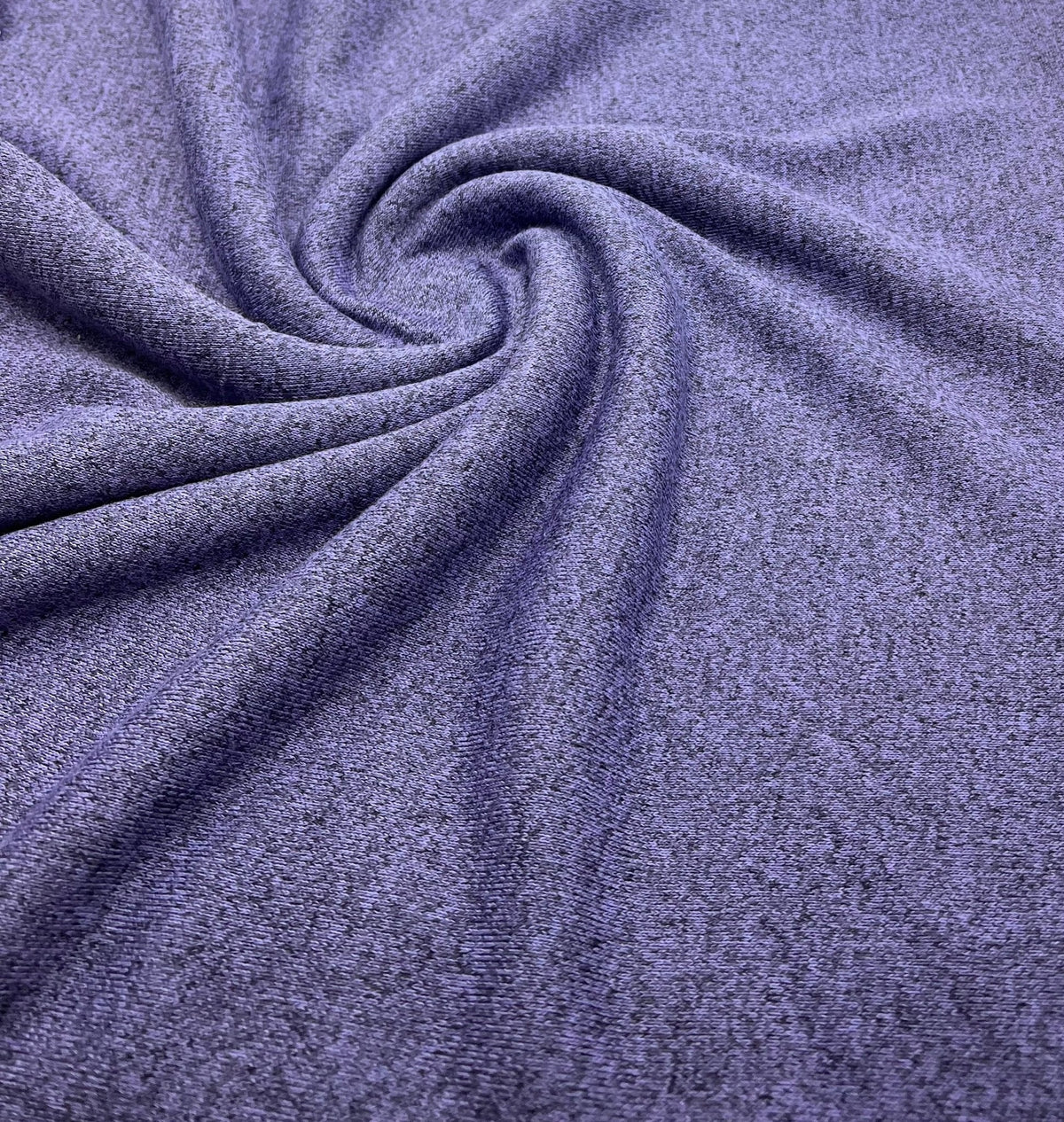 Lilac Melange Knit Stretch Fabric