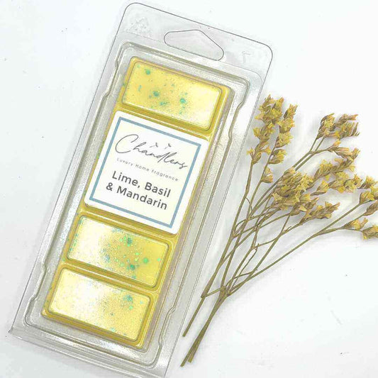 Lime, Basil & Mandarin Soy Wax Melt
