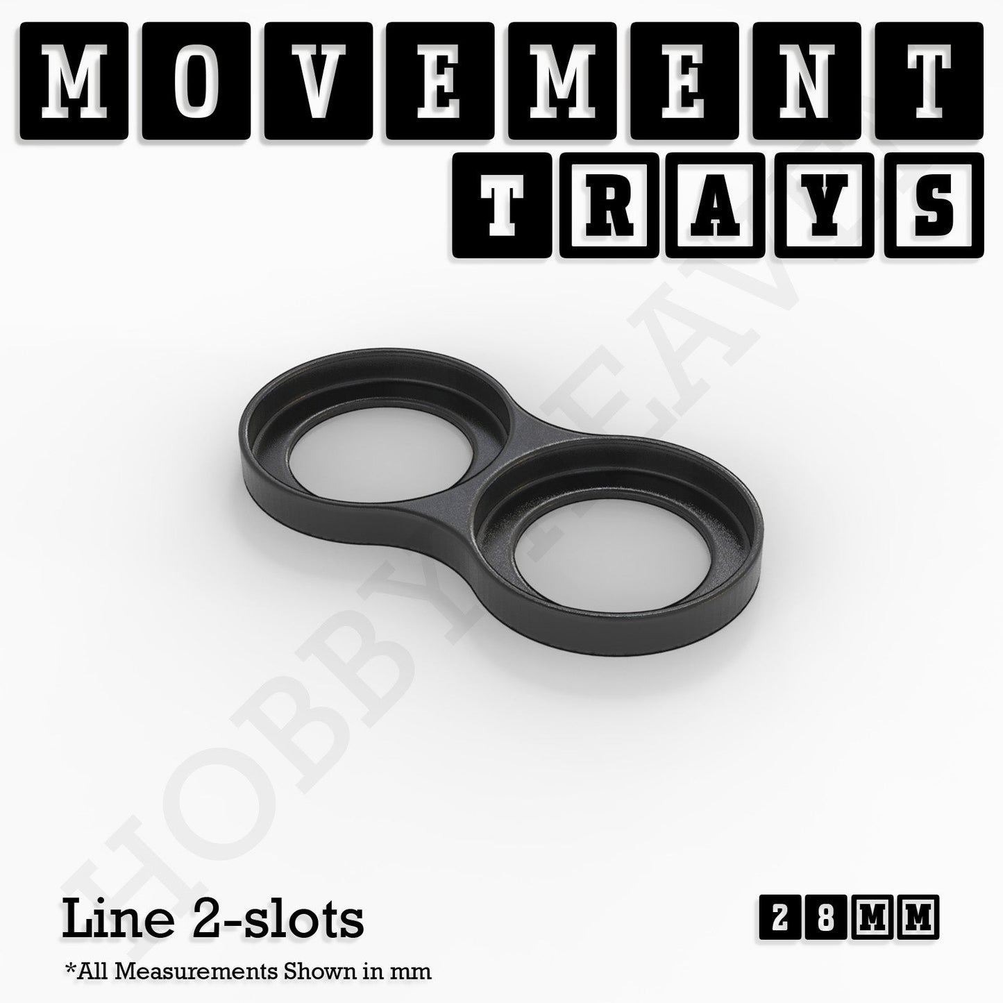 28mm Movement Trays for Tabletop Games | Wargaming | Full Range