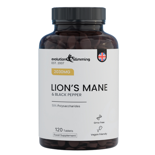 Lions Mane + Black Pepper - 2000mg + 30mg Tablets