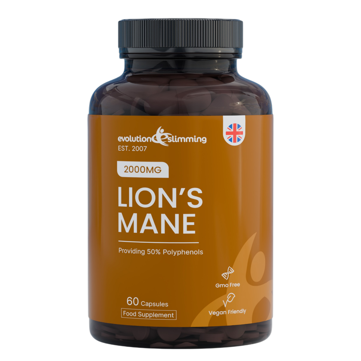 Lions Mane 2000mg (50% polyphenols)