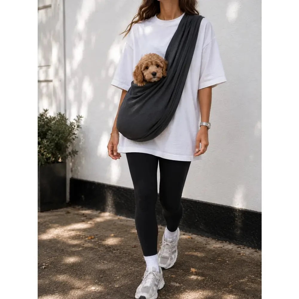 Standard Size Lite Sweatshirt Dog Sling Carrier - Ready to Ship