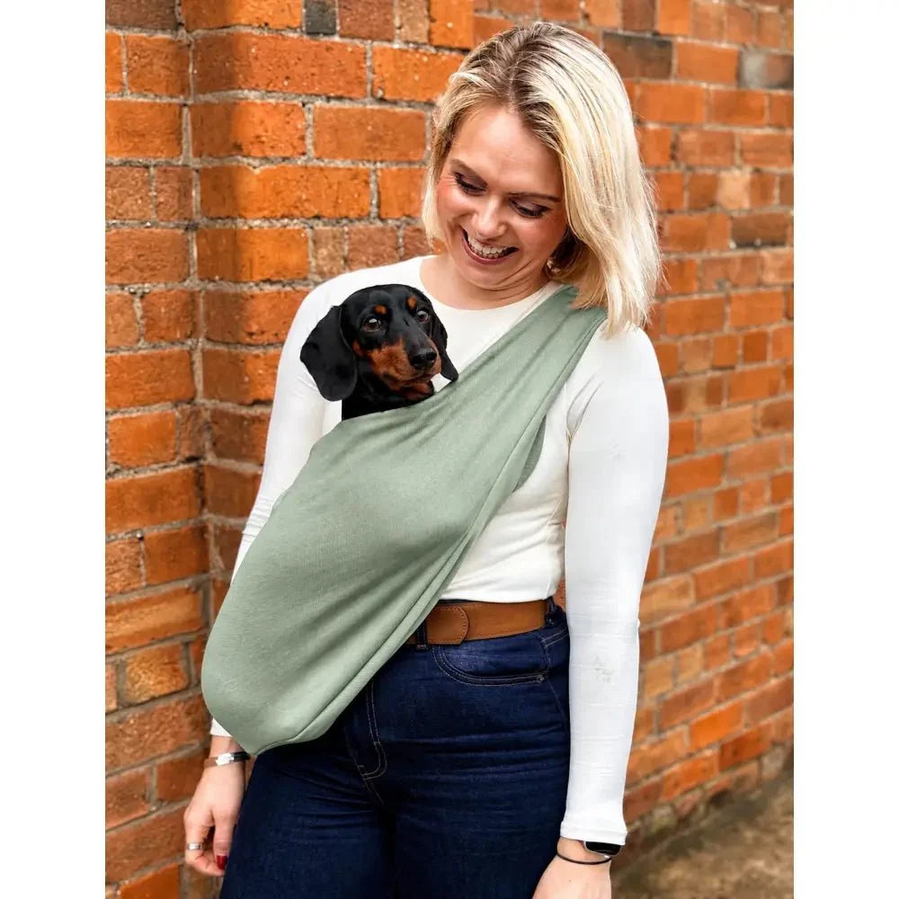 Standard Size Lite Sweatshirt Dog Sling Carrier - Ready to Ship