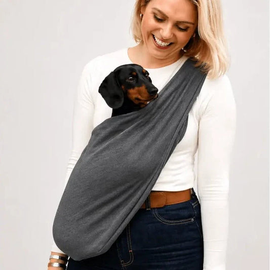 Standard Size Lite Sweatshirt Dog Sling Carrier - Ready to Ship