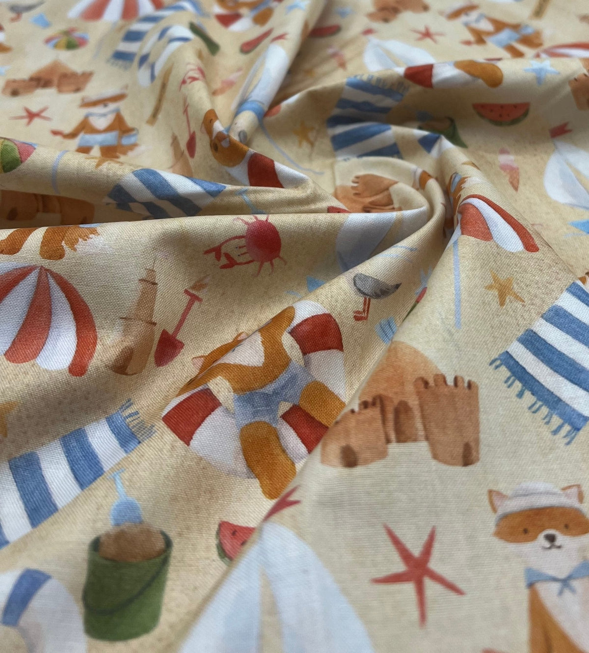Little Johnny Beach Cotton 155 GSM 100% Cotton Fabric