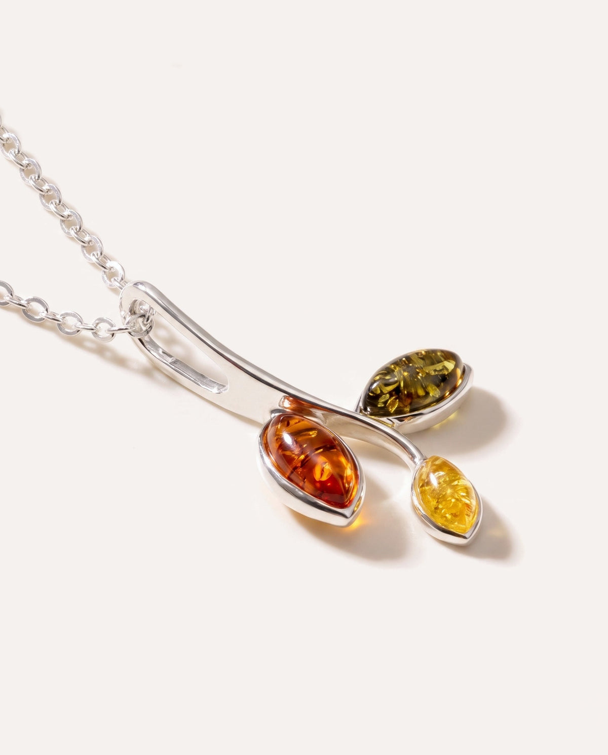 Little Multicolour Amber Pendant