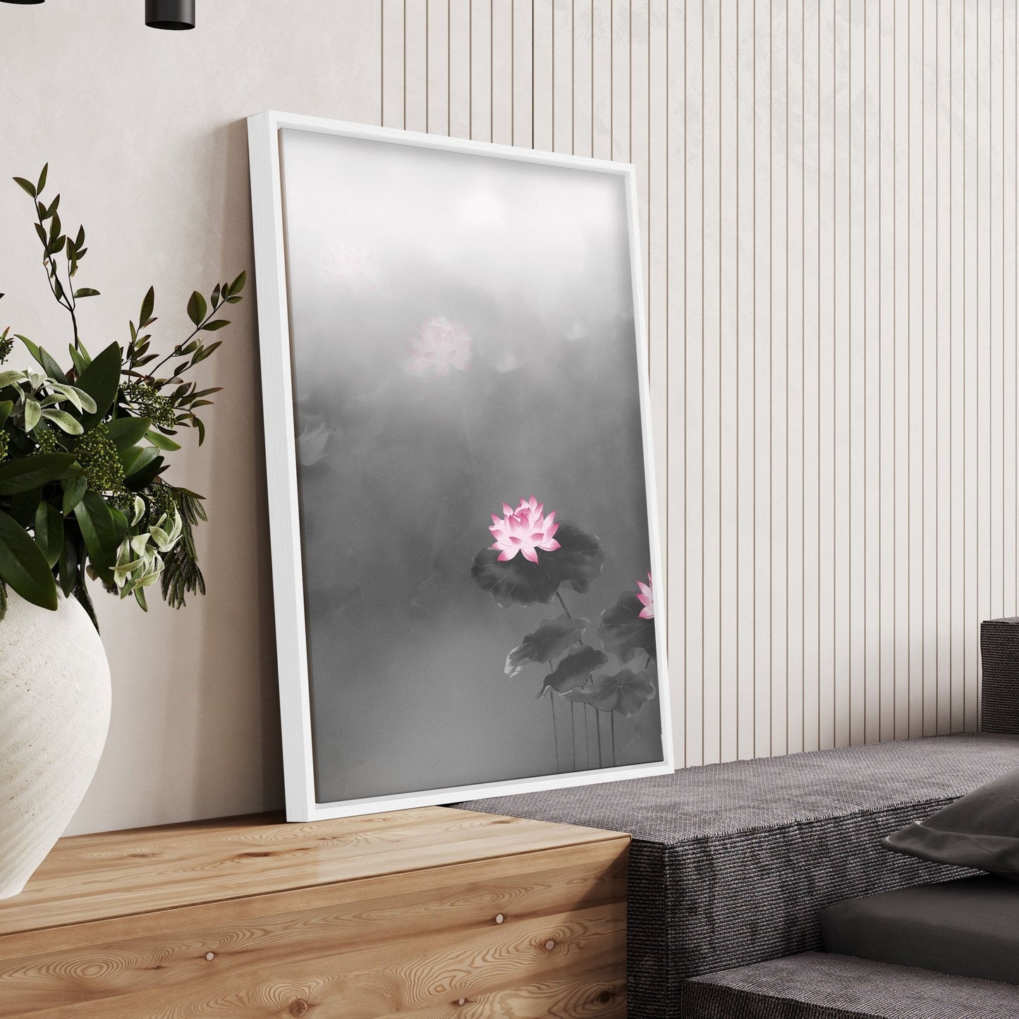 Living Room Canvas Art | Set of 3 Asian Inspired Wall art Prints