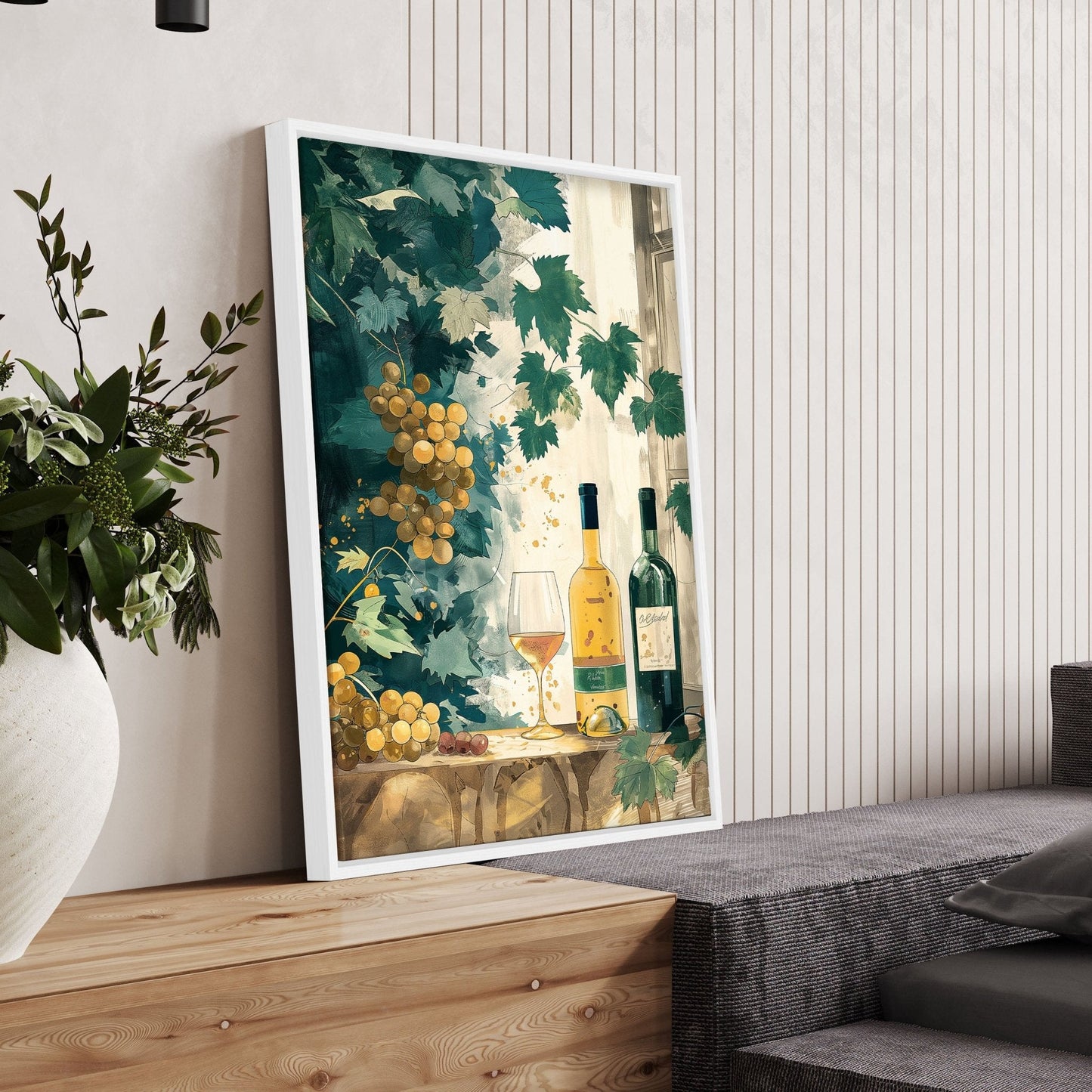 Living Room Canvases | Set of 2 Italian Lifestyle Wall art Prints