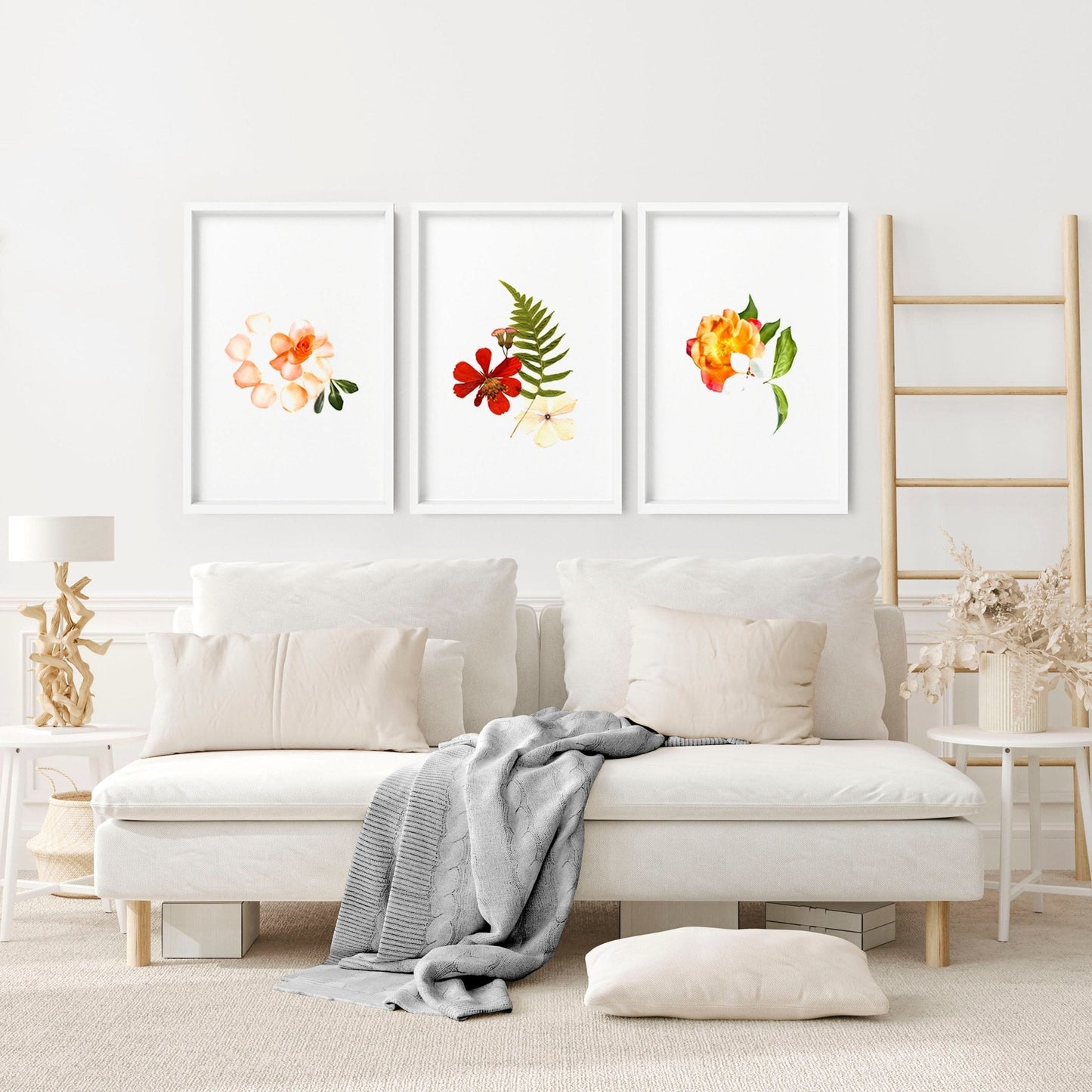 Living room print | set of 3 wall art