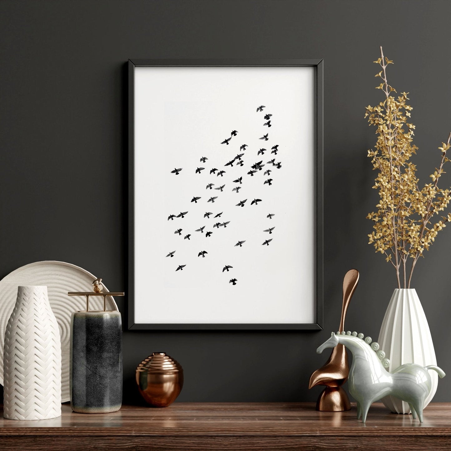 Living Room Wall Art Canvas | Set of 3 African Wildlife Wall art Prints