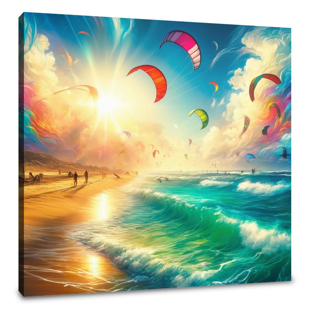 Summer Kitesurfing Bliss Canvas