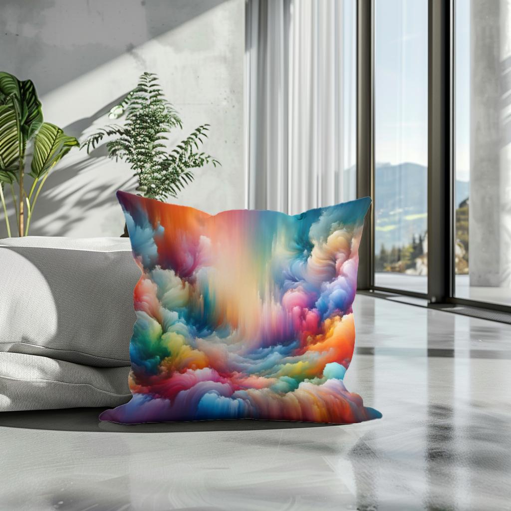 Colorful Silence Cotton Cushion