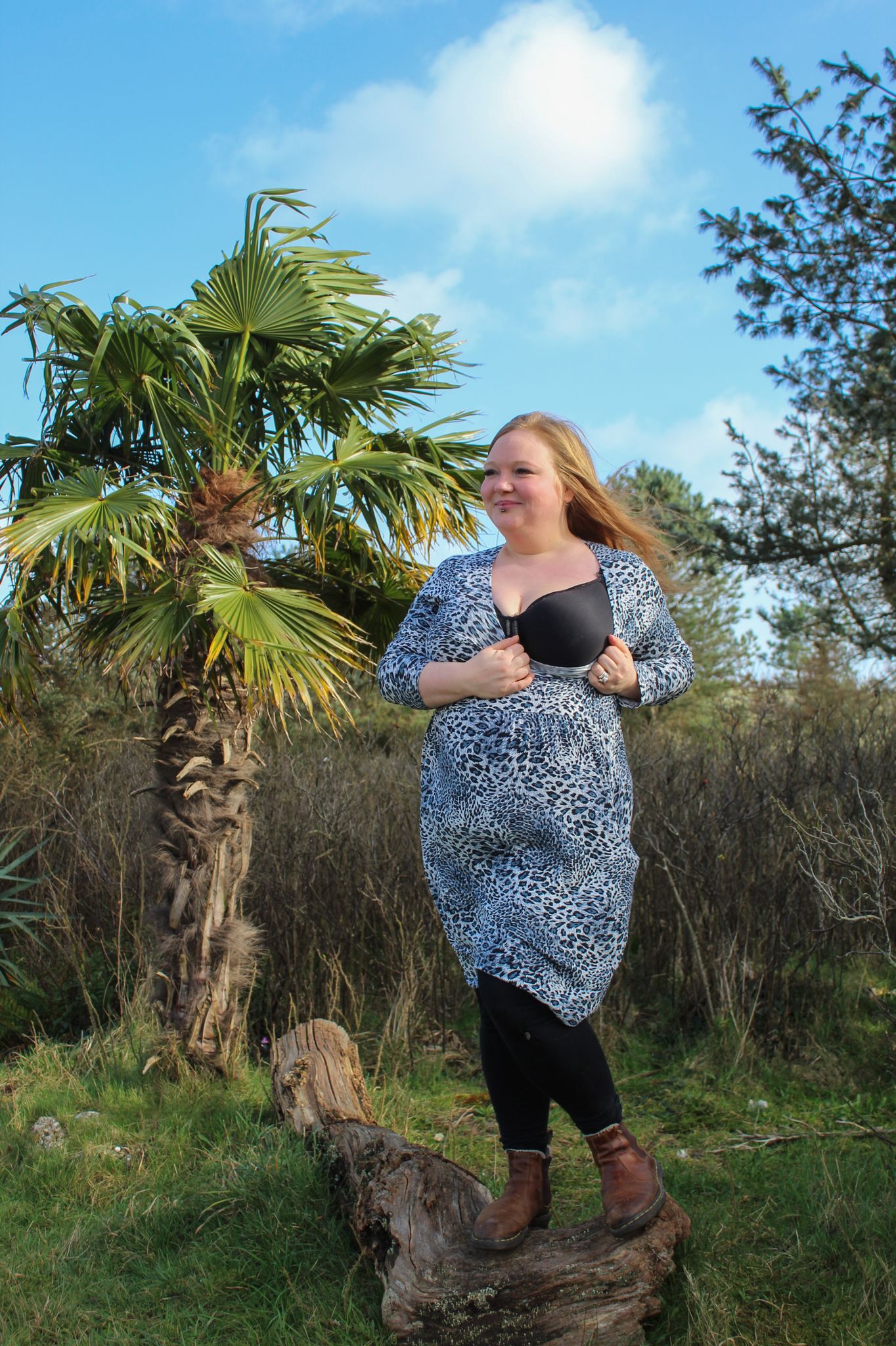 Petite Lola Leopard Dress