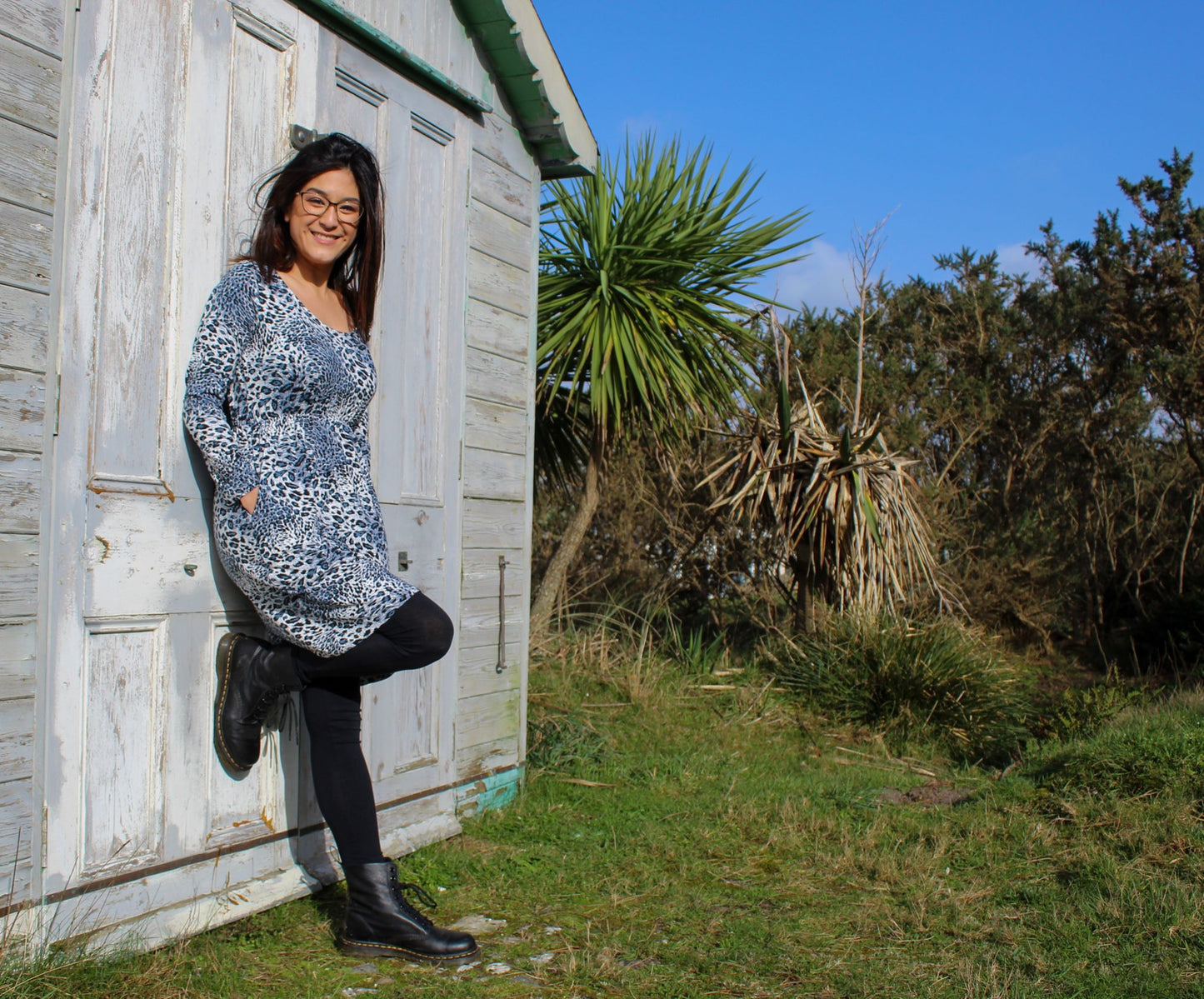 Petite Lola Leopard Dress