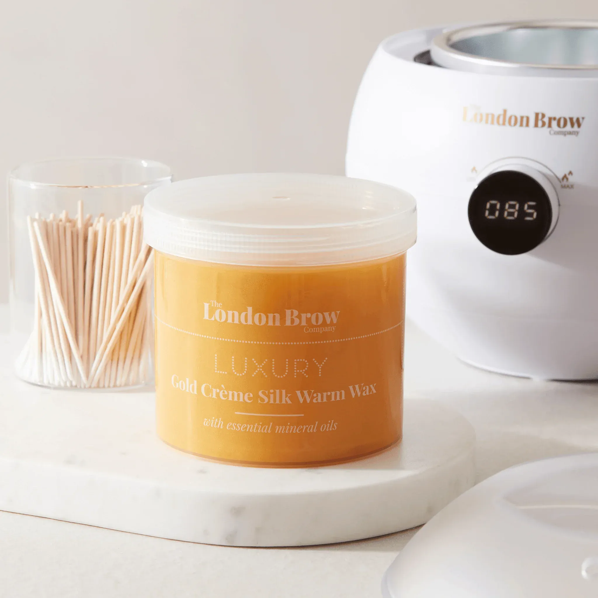 Luxury Silk Gold Warm Wax 450g | London Brow