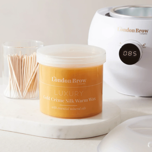 Luxury Silk Gold Warm Wax 450g | London Brow
