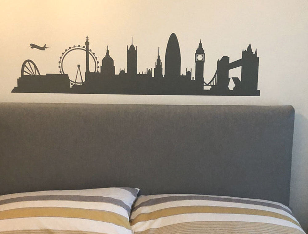 London Wall Sticker Skyline Silhouette