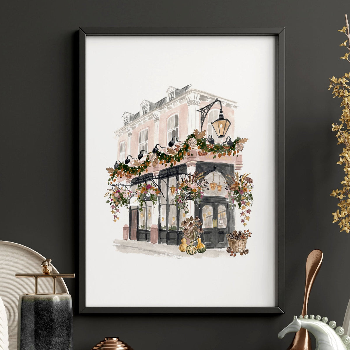 London Poster "London in Bloom" Floral City Watercolour Wall Art Prints | Set of 3