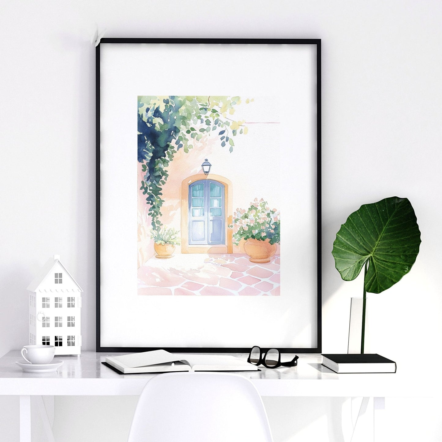 Long Rectangular Wall Decor | Set of 3 Beach Decor Wall art Prints