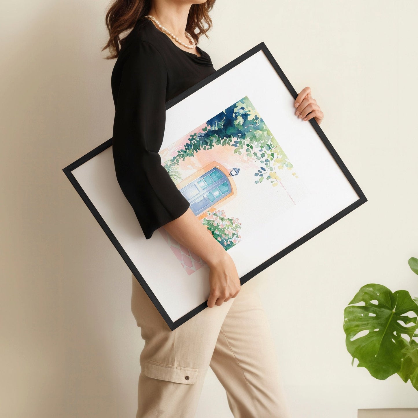 Long Rectangular Wall Decor | Set of 3 Beach Decor Wall art Prints