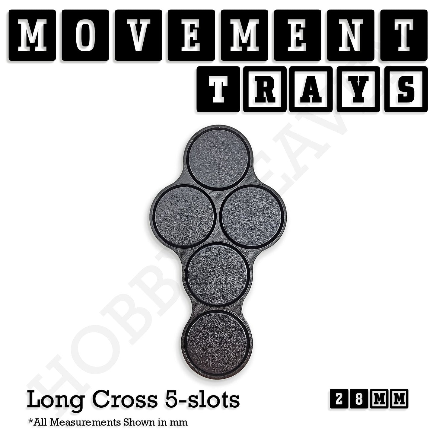 28mm Movement Trays for Tabletop Games | Wargaming | Full Range